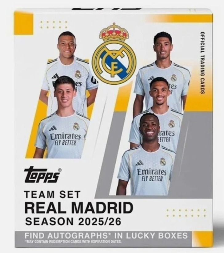 Topps Real Madrid 25/26 Team Set 